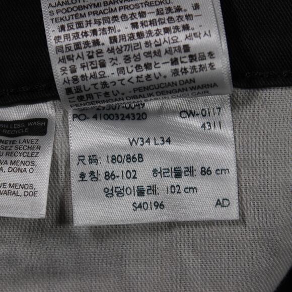 Levi’s 502 Jeans Mens 34x34 Gray Regular Taper Stretch NWT - Picture 3 of 10